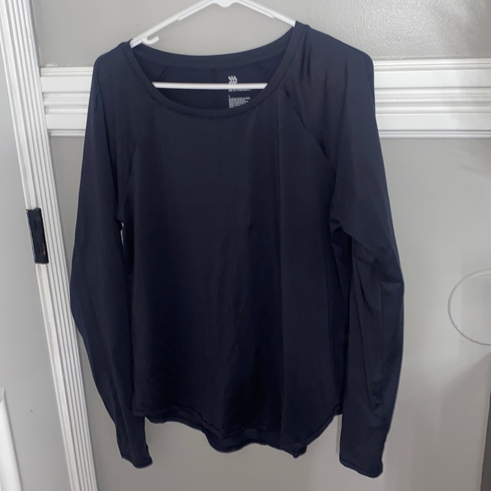 Navy long sleeve shirt